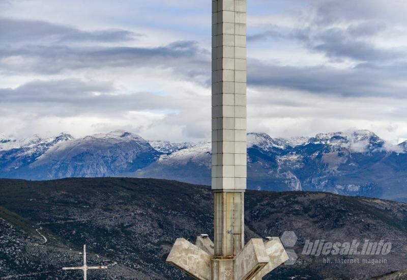 FOTO | Zimski ugođaj iznad Mostara